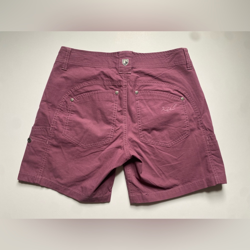 Women’s Kuhl Free Range Hiking Shorts purple Size 4